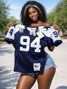 M Or L Authentic Dallas Cowboys 2011 DeMarcus Ware Mitchell & Ness Jersey